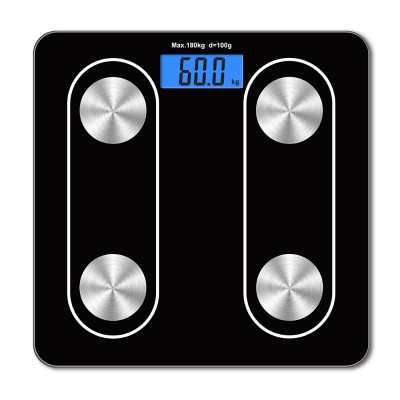 Wholesale Bluetooth Blue Backlight Mini Personal Body Fat Weighing Scales